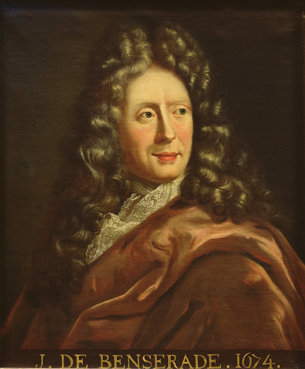 Isaac de Benserade'nin Portresi (1612-91) 1674 by French School