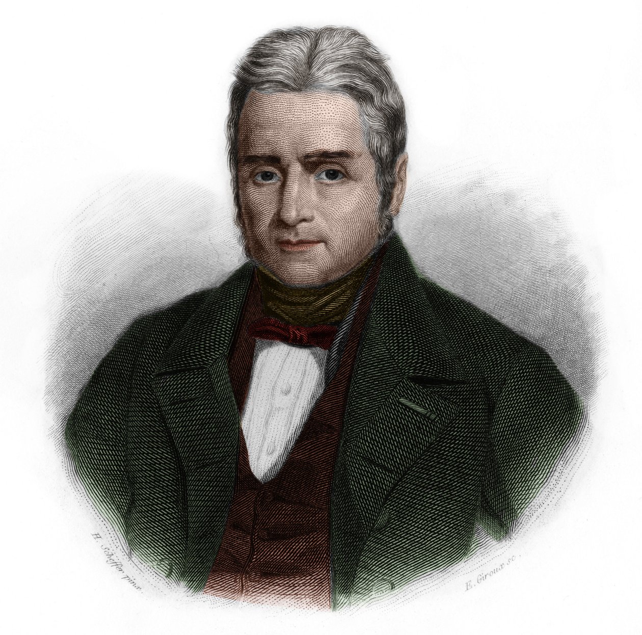 Jacques Lafitte (1767-1844), Fransız politikacı ve bankacı portresi. Louis de Cormenin Timon