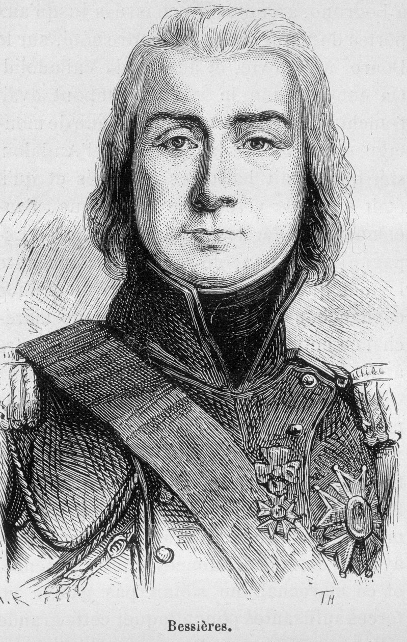 Jean Baptiste Bessières, Istria Dükü, Fransa Mareşali (1768 - 1813), L¿tzen Savaşı arifesinde öldürülen portresi - Henri Martin tarafından “Fransa Tarihi”nde by French School