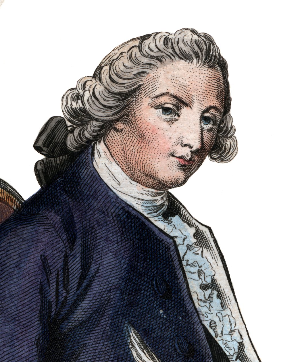 Jean Baptiste Louis Gresset (1709-1777), Fransız şair ve oyun yazarı portresi. by French School