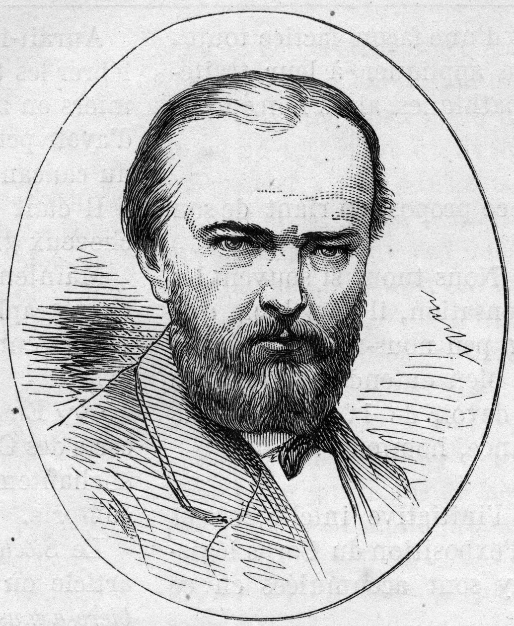 Jean Jacques Henner (1829-1905), Fransız ressam. 2 Mayıs 1874 tarihli “Le Monde Illustré” n°890