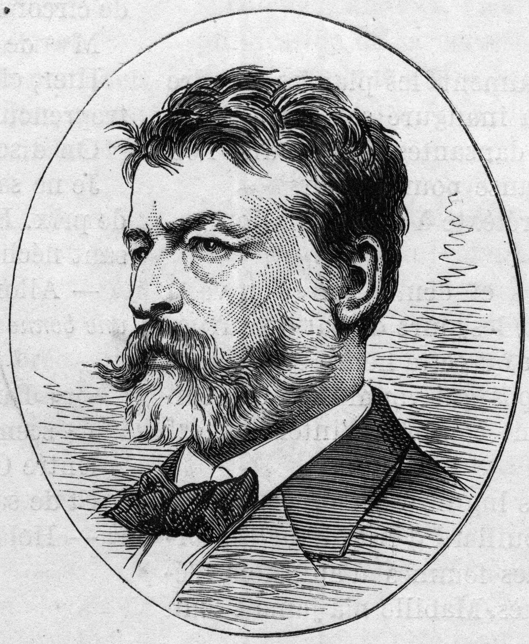 Jean Louis Ernest Meissonnier (1815-1891), Fransız ressamın portresi. 2 Mayıs 1874 tarihli “Le Monde Illustré” n°890