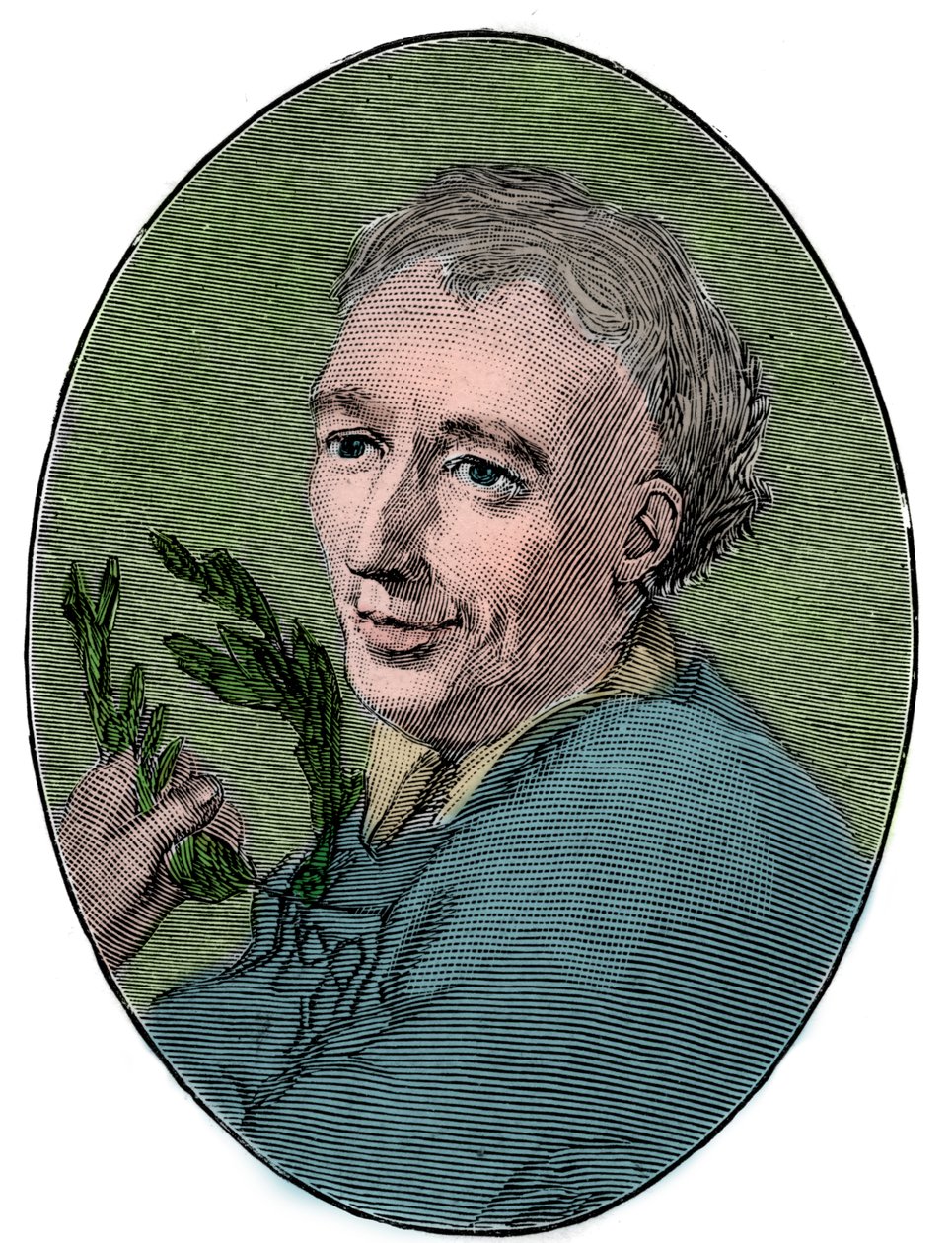 Laurence Eusden (1688-1730) İngiliz şair portresi. by French School