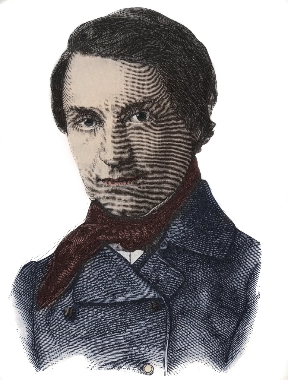 Louis Blanc, Fransız politikacı ve tarihçi portresi (1811 - 1882) by French School
