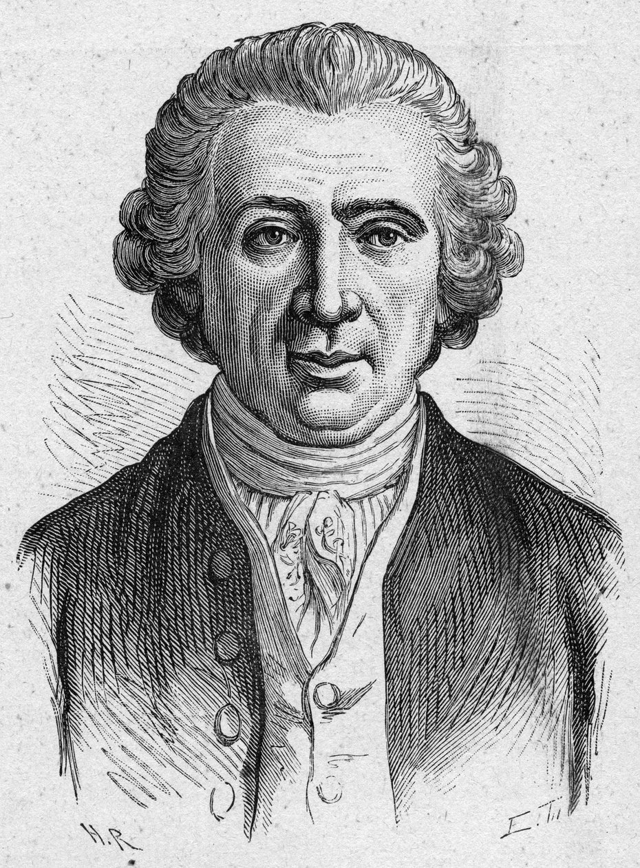 Louis Jean Marie Daubenton, Fransız doğa bilimci (1716-1800) portresi. 1889