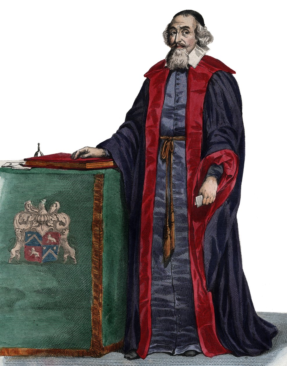 Mathieu Mole (1584-1656), Fransız devlet adamı portresi. by French School