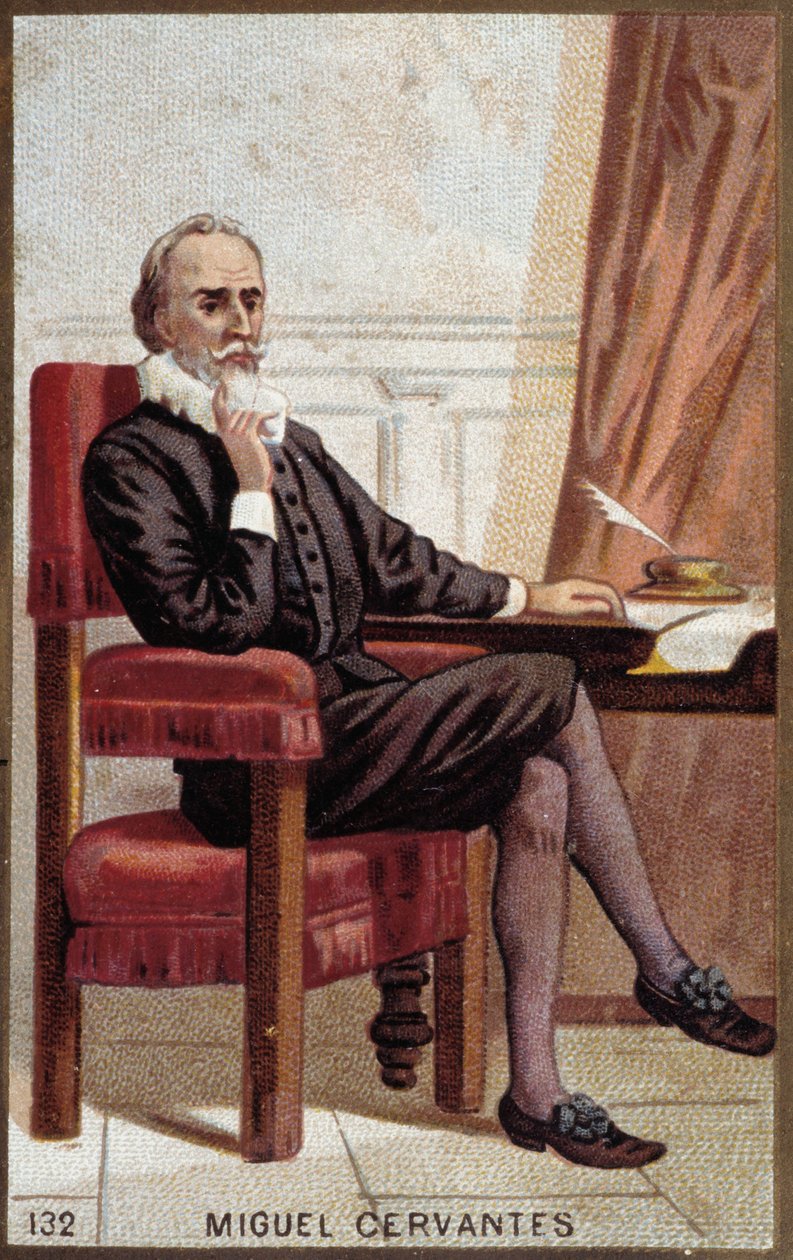 İspanyol yazar Miguel Cervantes