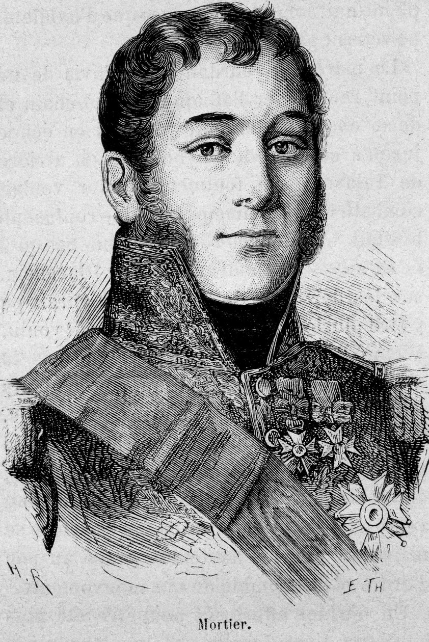Mortier, Treviso Dükü (1768 - 1835), Fieschi saldırısı sırasında öldürülen Fransa Mareşali