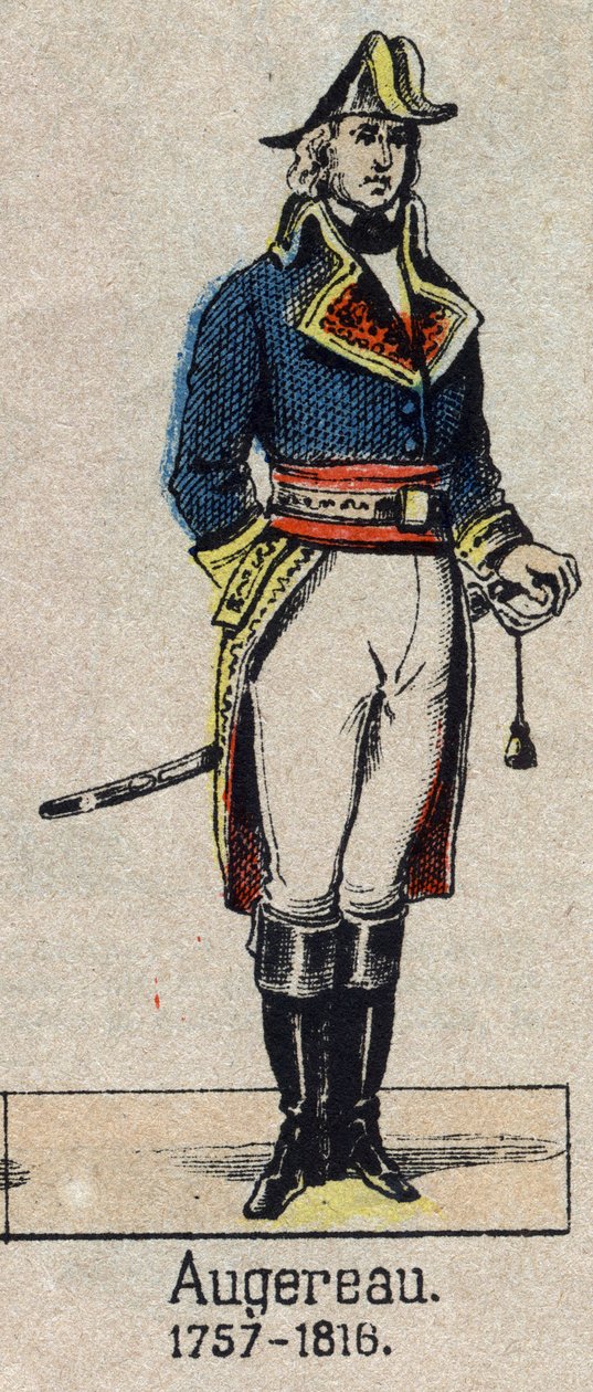 “” Portresi Pierre Francois Charles Augereau, Castiglione Dükü (Mareşal Augereau) Fransa Marechal (Paris) by French School