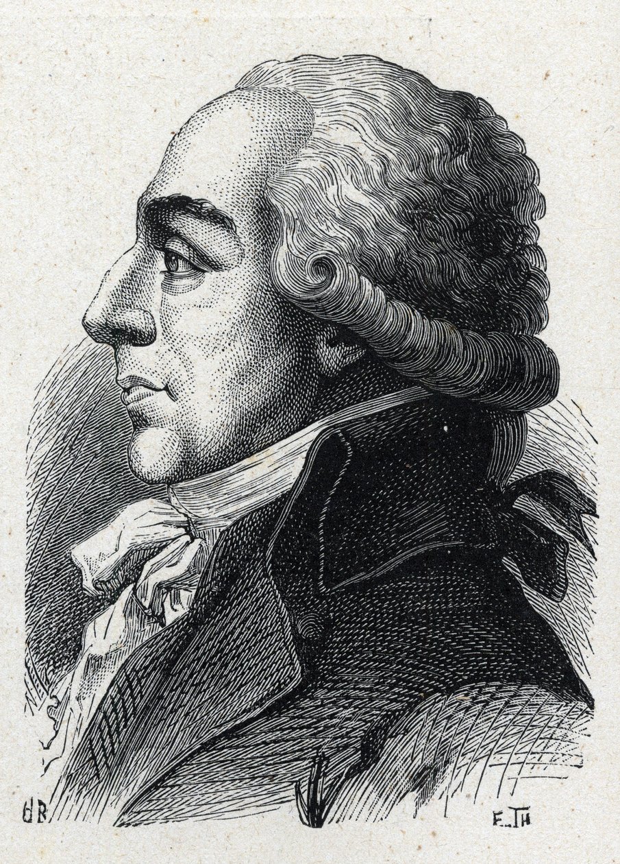 Pierre Louis Roederer (1754-1835) Fransız hukukçu ve politikacı portresi. 1889