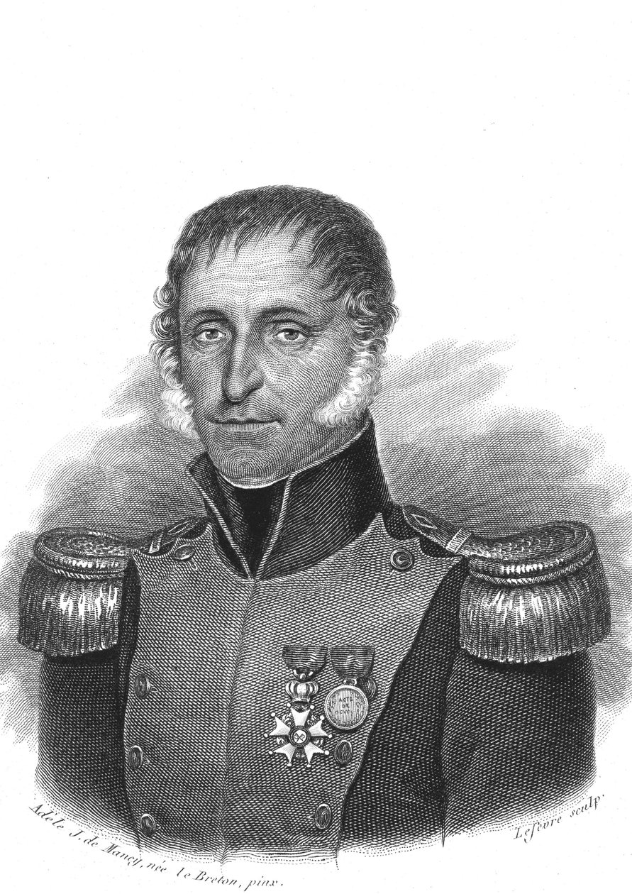 Pierre Thomas Laurent Paillette'in Portresi (1776-1835) (gravür) by French School