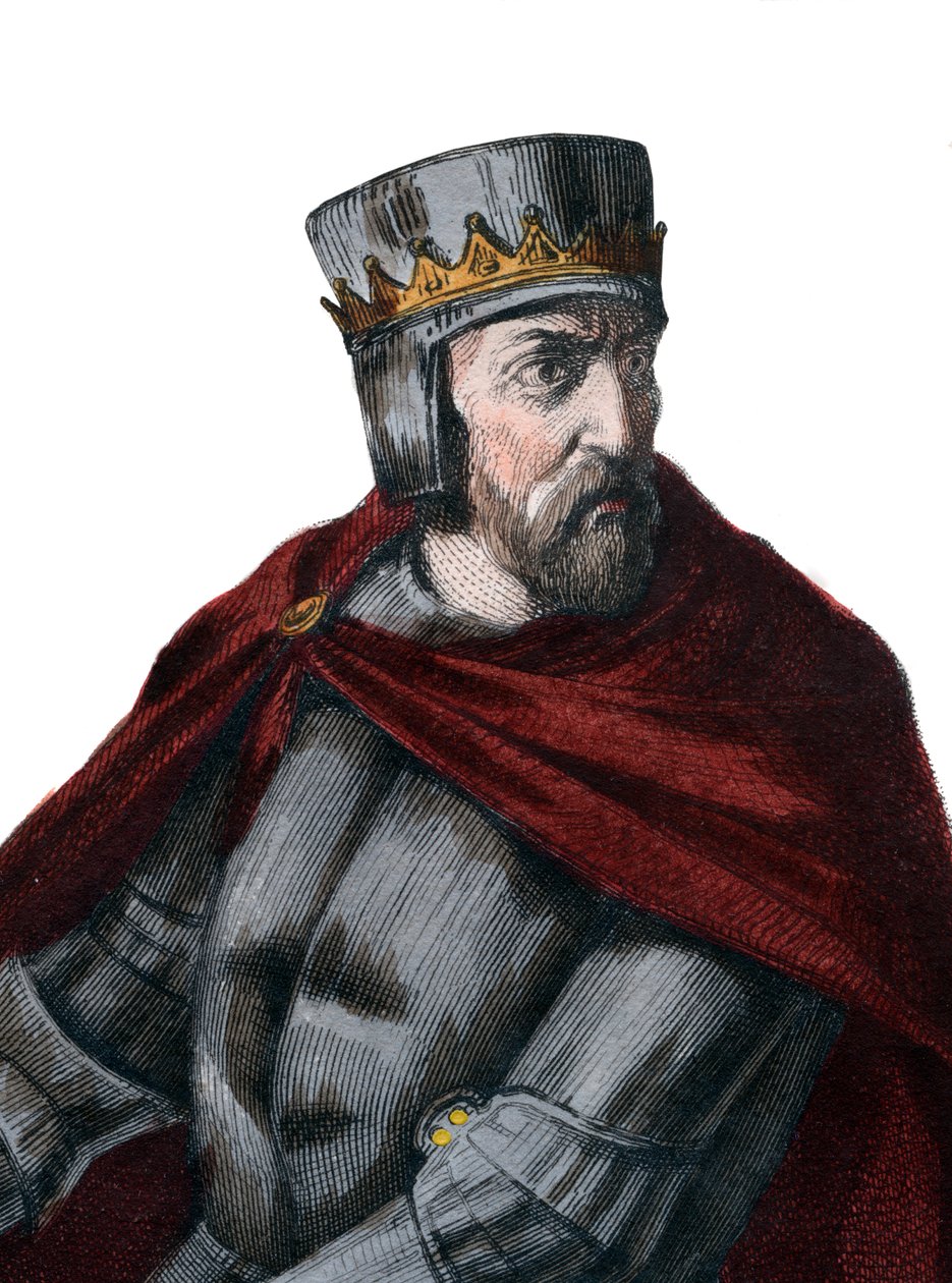 Simon IV de Montfort, 5. Leicester Kontu (1150-1218), Fransız asilzadesinin portresi. by French School