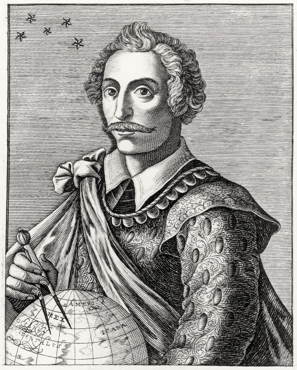 L Armessin tarafından oyulmuş Thomas Cavendish