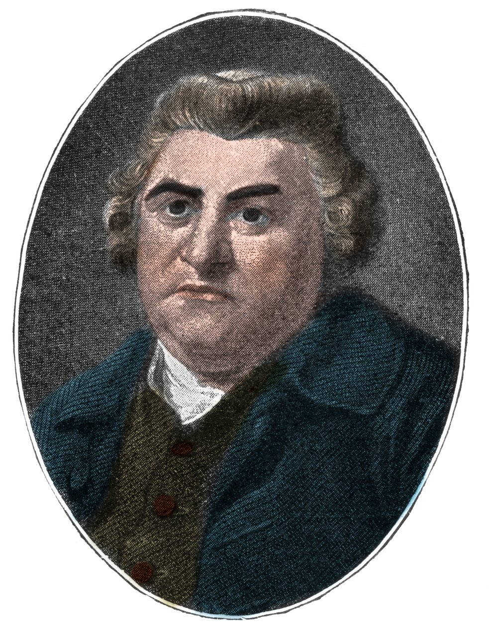 Thomas Warton (1728-1790) İngiliz edebiyat tarihçisi, eleştirmen ve şair portresi. 19. yüzyıl. by French School