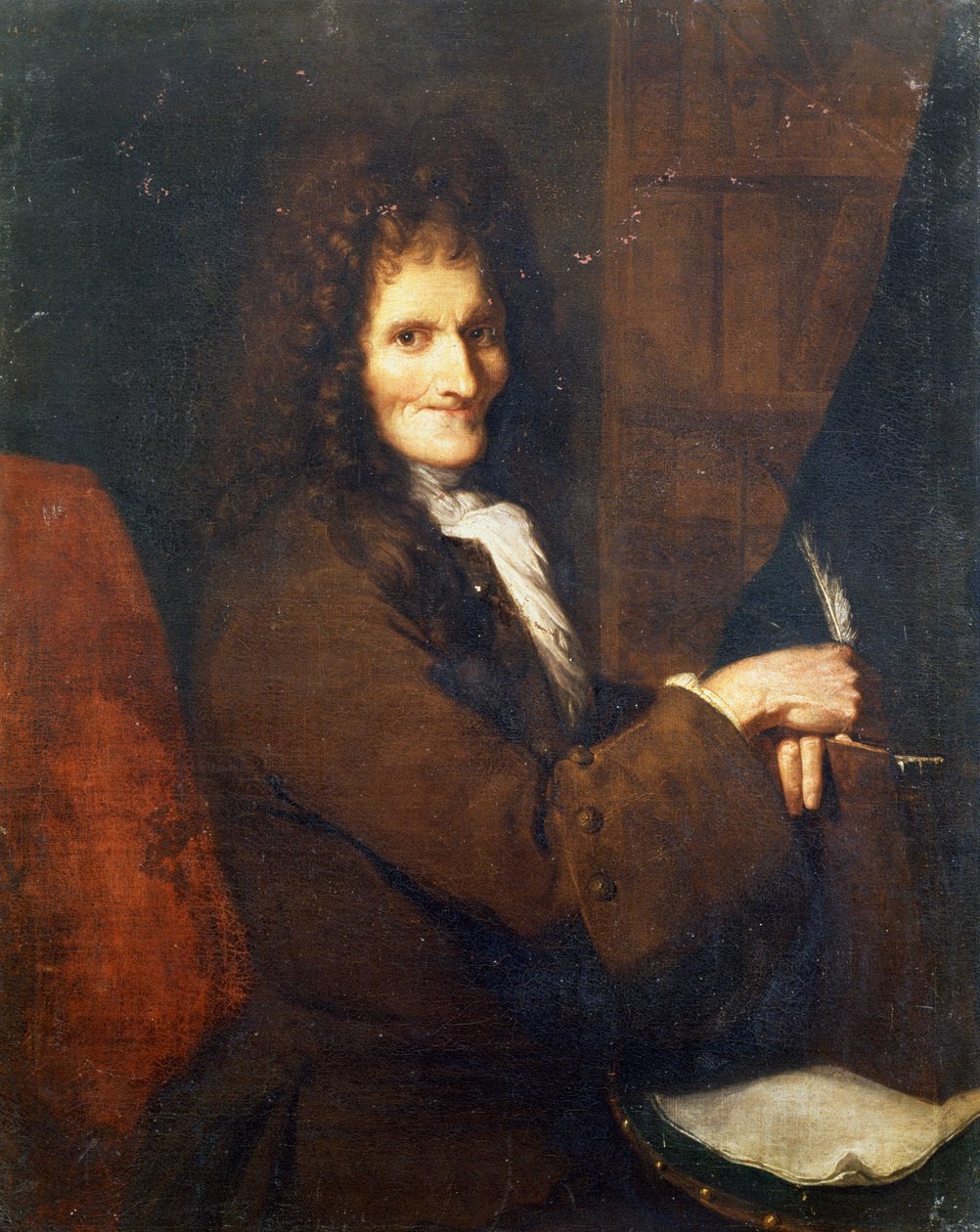 Voltaire Portresi (1694 - 1778) - Versay Müzesi, 18. yüzyılın Fransız okulu. by French School
