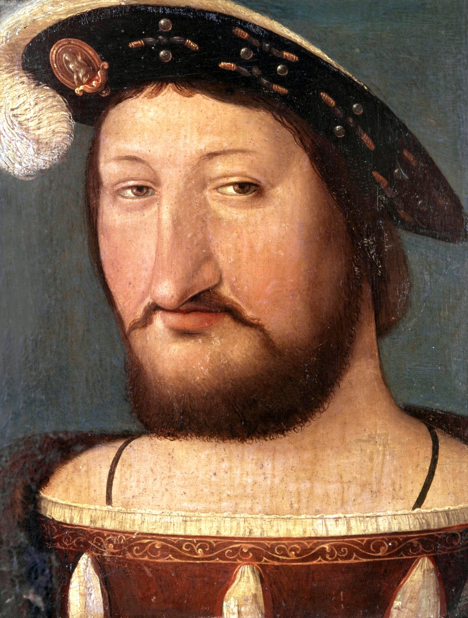 Kral François I portresi by French School