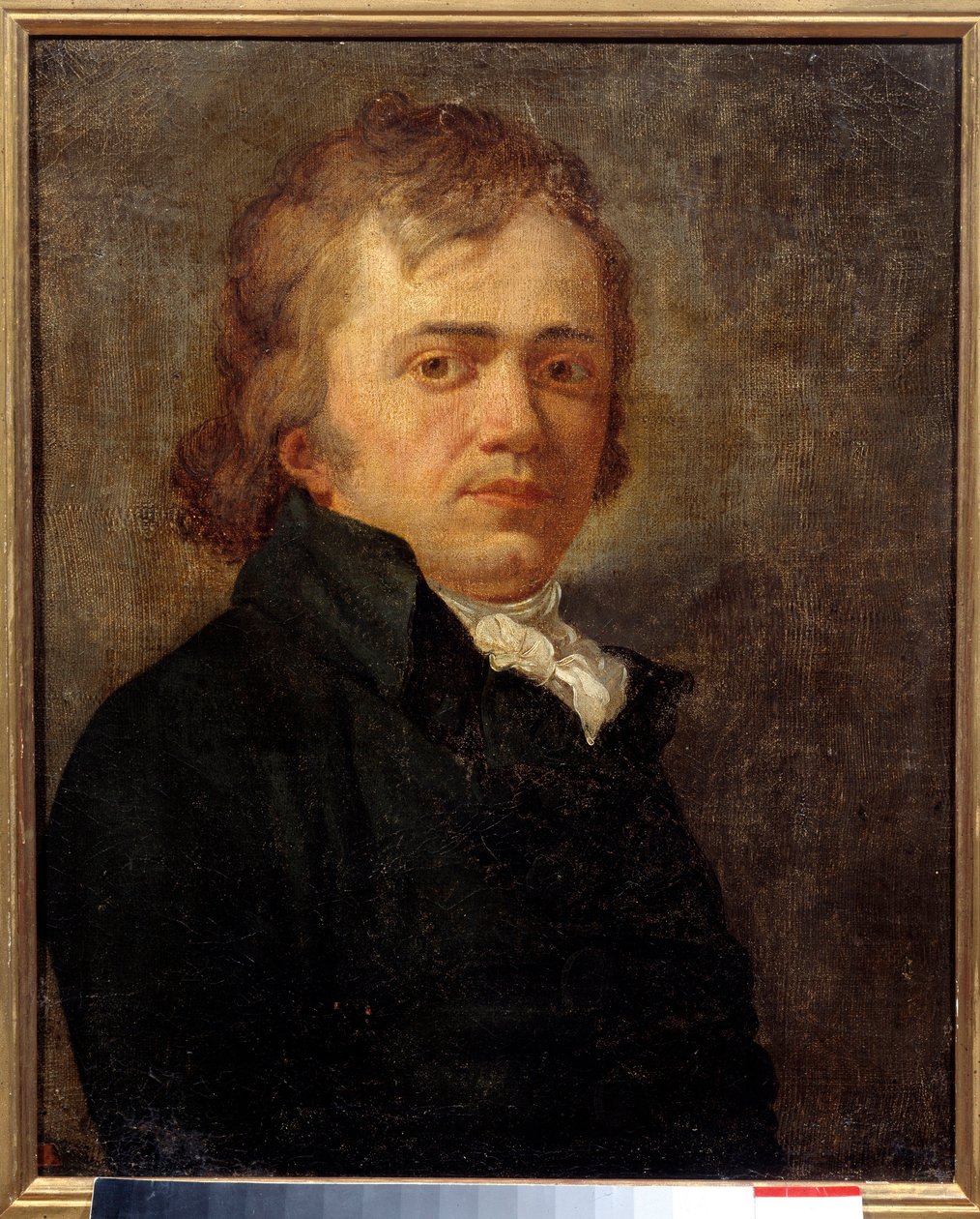Bir zamanlar Fransız kralcı şair Andre Chenier (1762-1794) olarak tanımlanan adamın portresi. Anonim Fransız resmi by French School