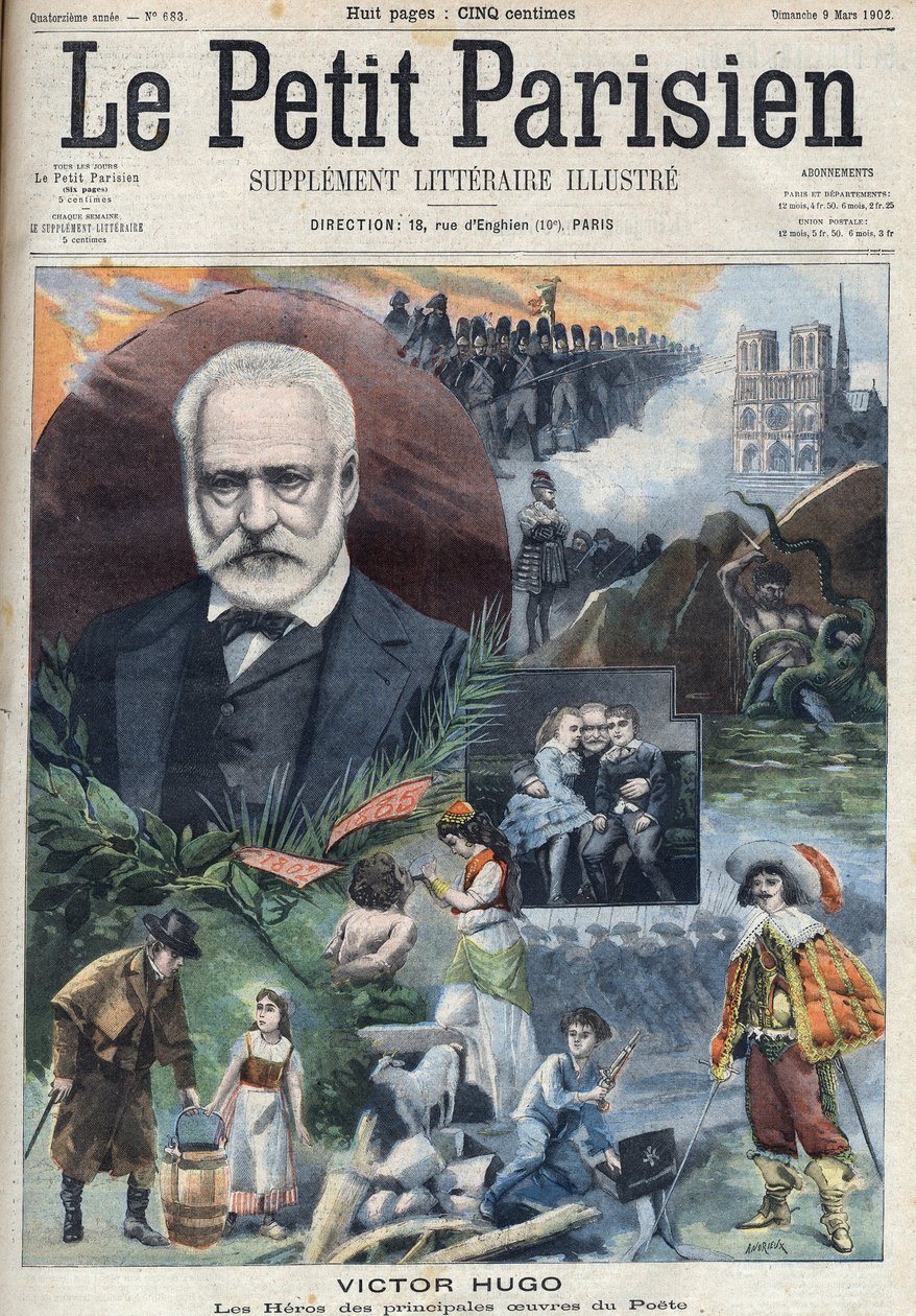 Fransız yazar Victor Hugo
