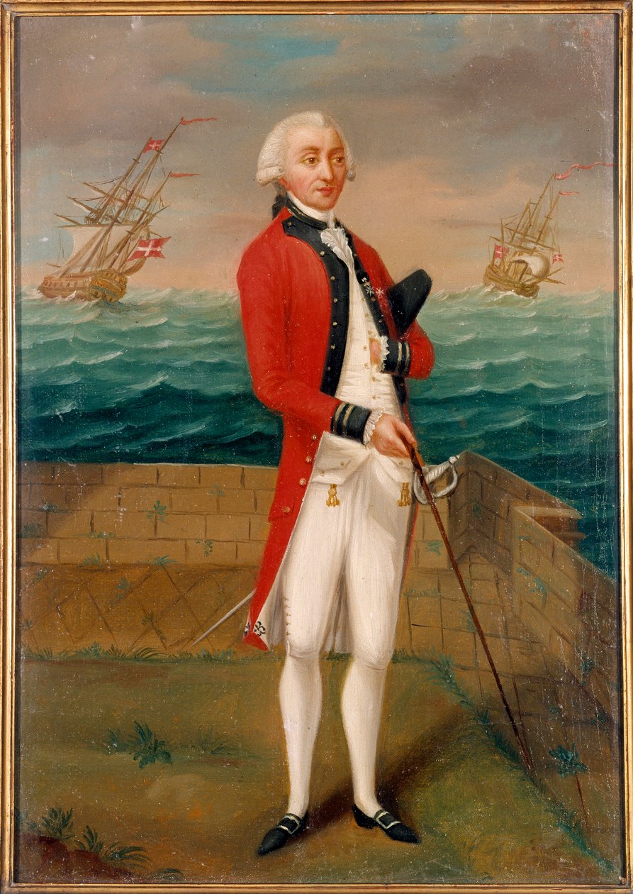 Favray Şövalyesi Portresi (1706-1791) Malta Galerisi Fransız Okulu Resmi Resmi. 18. yüzyıl Paris, Legion d