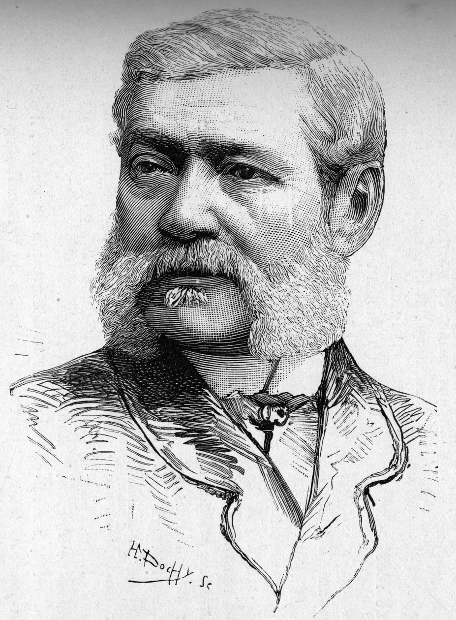 Ahşap üzerine oymacının portresi, Kont Colonna Cesari (1825-1887). by French School