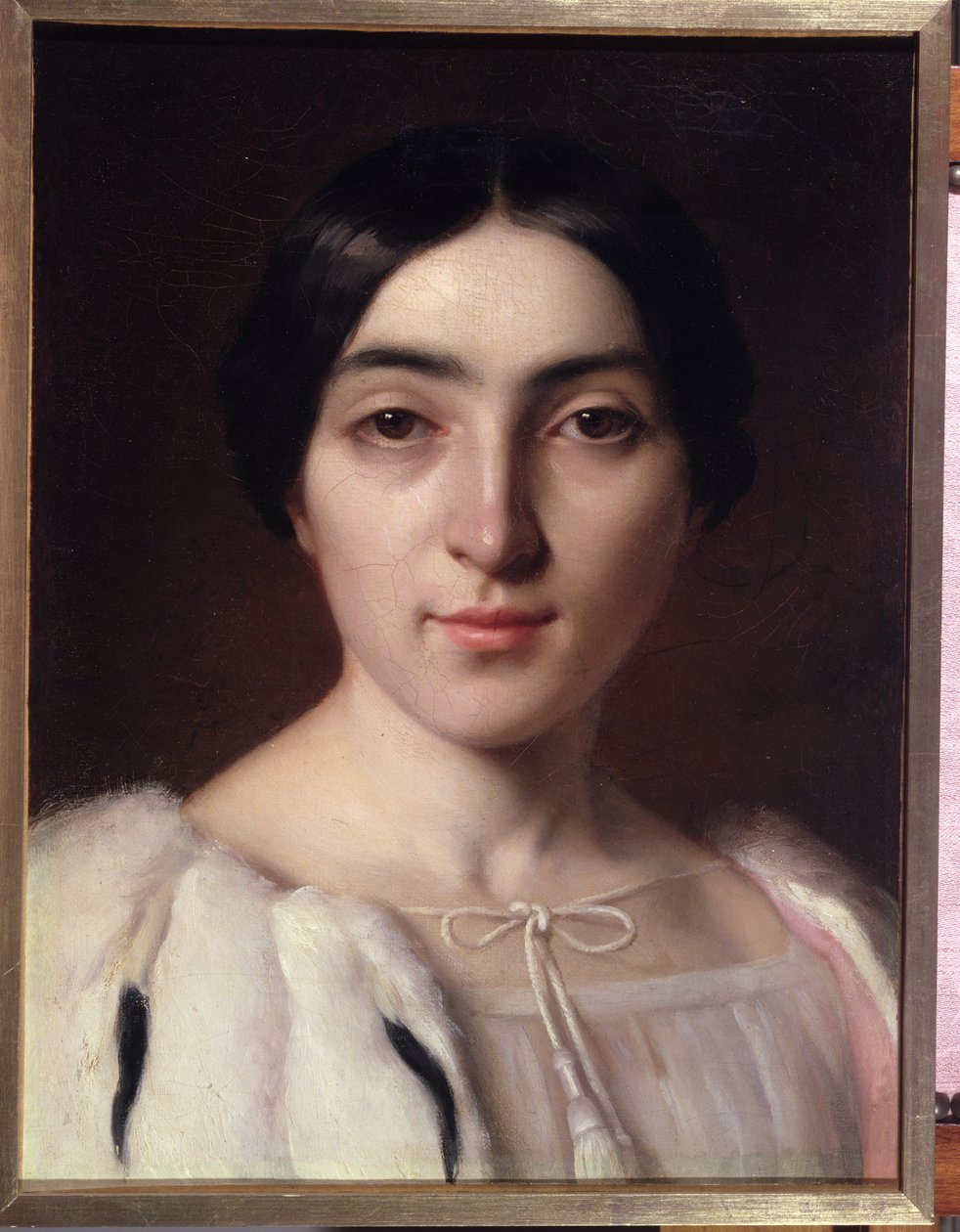 Adele Hugo (1830-1915) olduğu tahmin edilen portre by French School