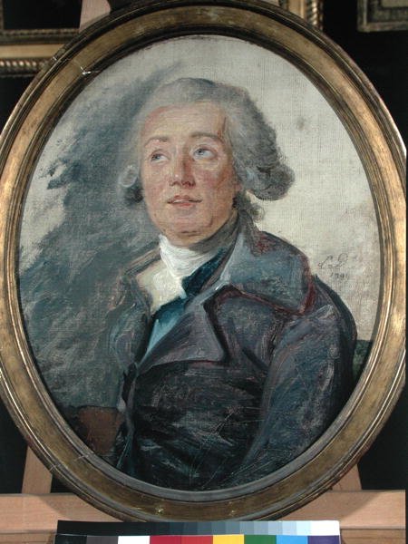 Portrenin Marie-Joseph Chenier (1764-1811) 1799 olduğu tahmin ediliyor by French School