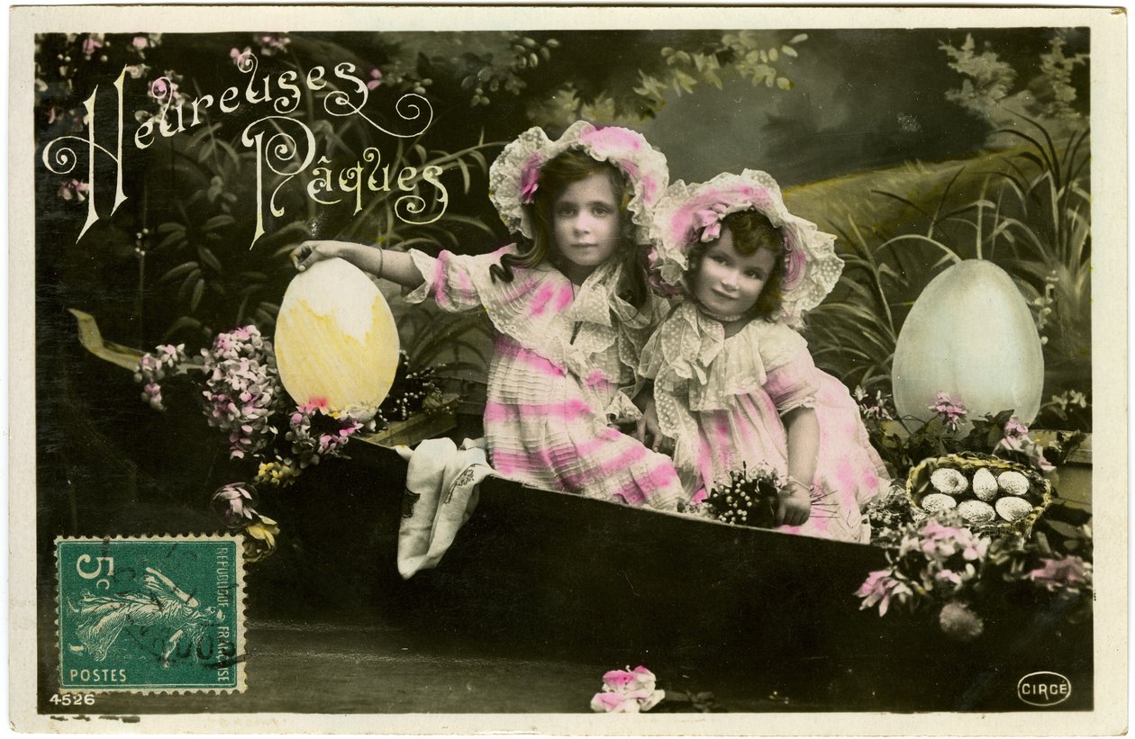 Kartpostal: Mutlu Paskalyalar by French School
