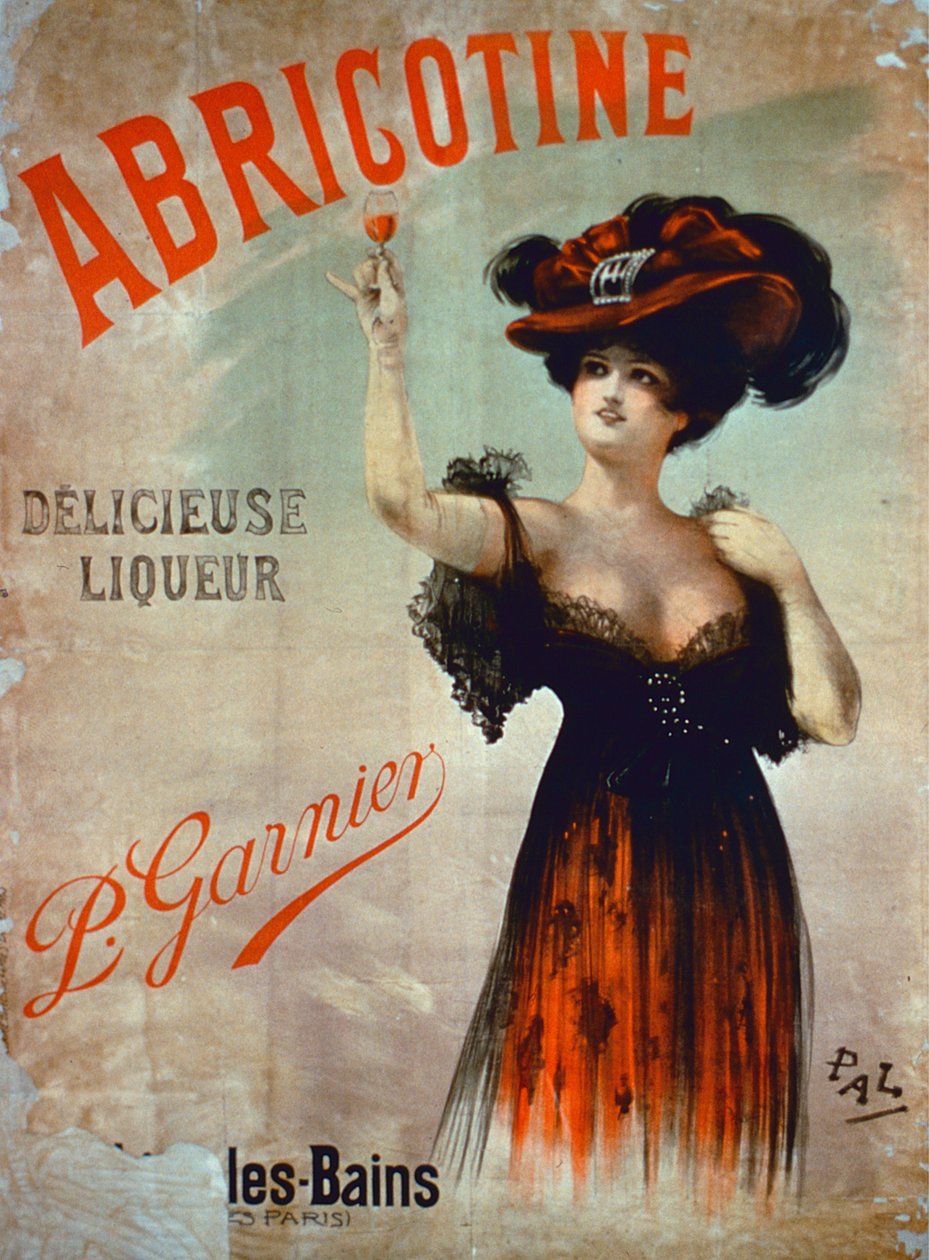 Abricotine reklam afişi, P. Garnier, Paris tarafından yapılmıştır. by French School