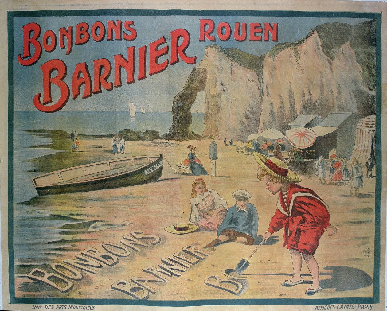 Poster reklam Barnier tatlılar by French School