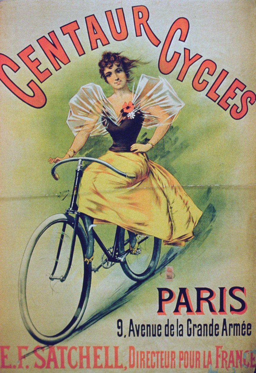 Poster reklam Centaur Cycles, Paris by French School