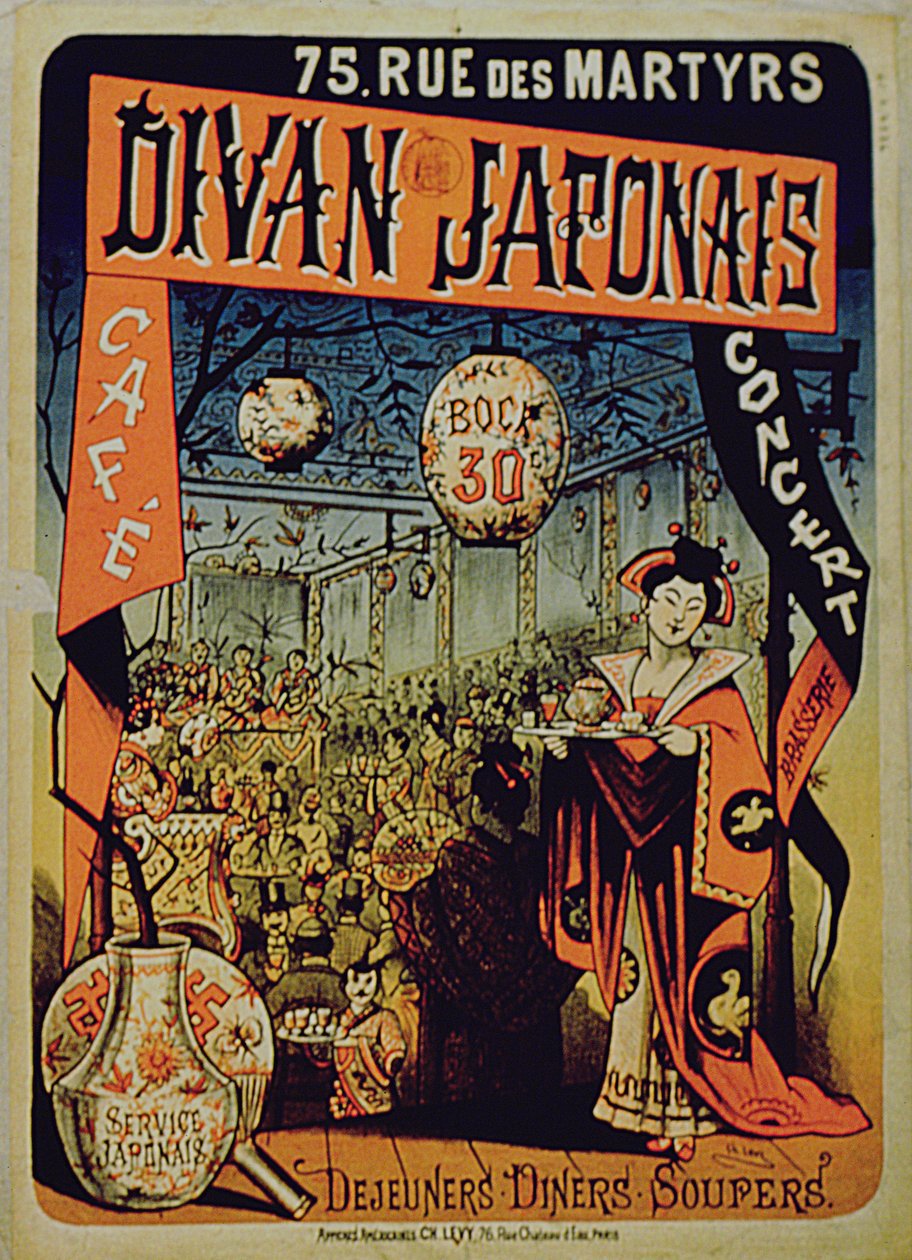Poster reklamı Japon Divanı, Paris by French School