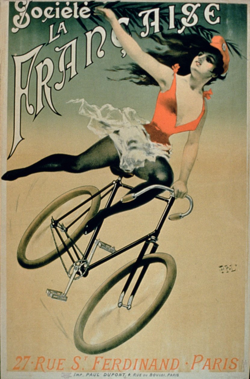 Poster reklam Societe La Francaise, Paris by French School