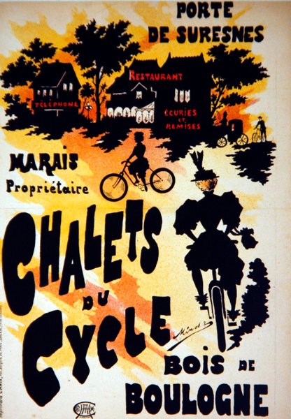 Porte de Suresnes yakınlarındaki Bois de Boulogne Chalets du Cycle