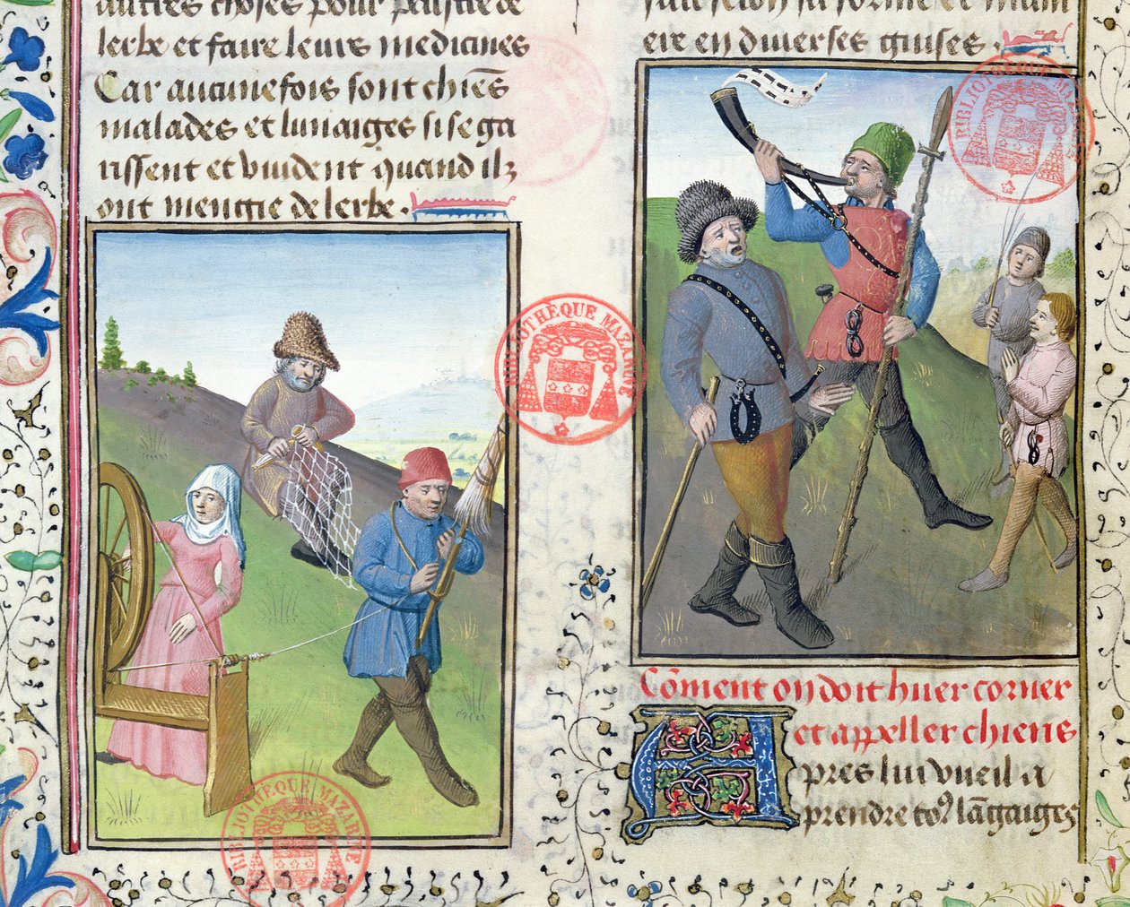 Gaston Phebus de Foix (1331-91) tarafından Livre de la Chasse