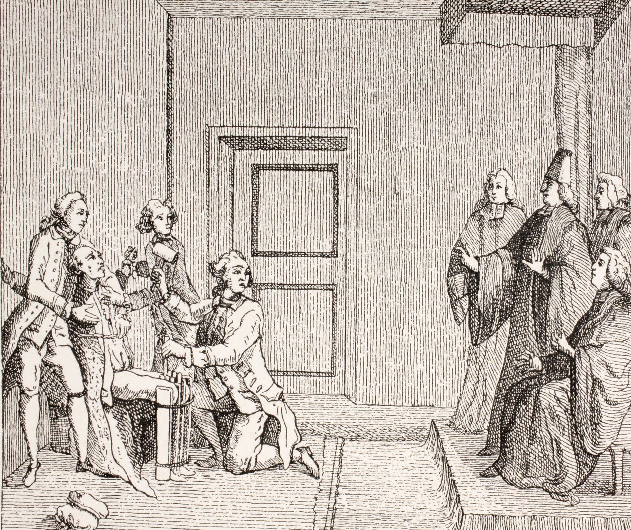 Brodequin Tarafından İşkence Gören Mahkûm, 1875 by French School
