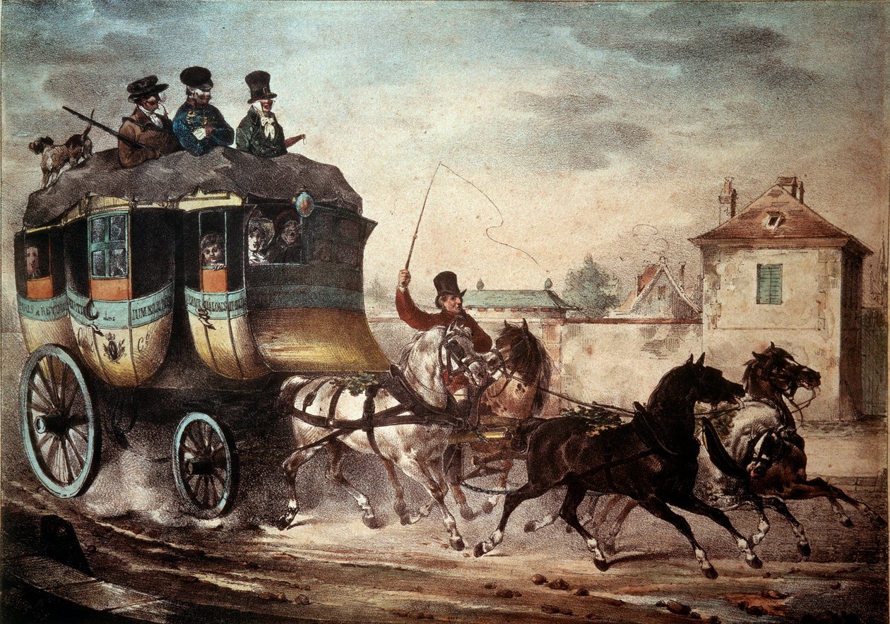 Toplu taşıma: Paris ve Meaux arasındaki hattın titizliği. 1824