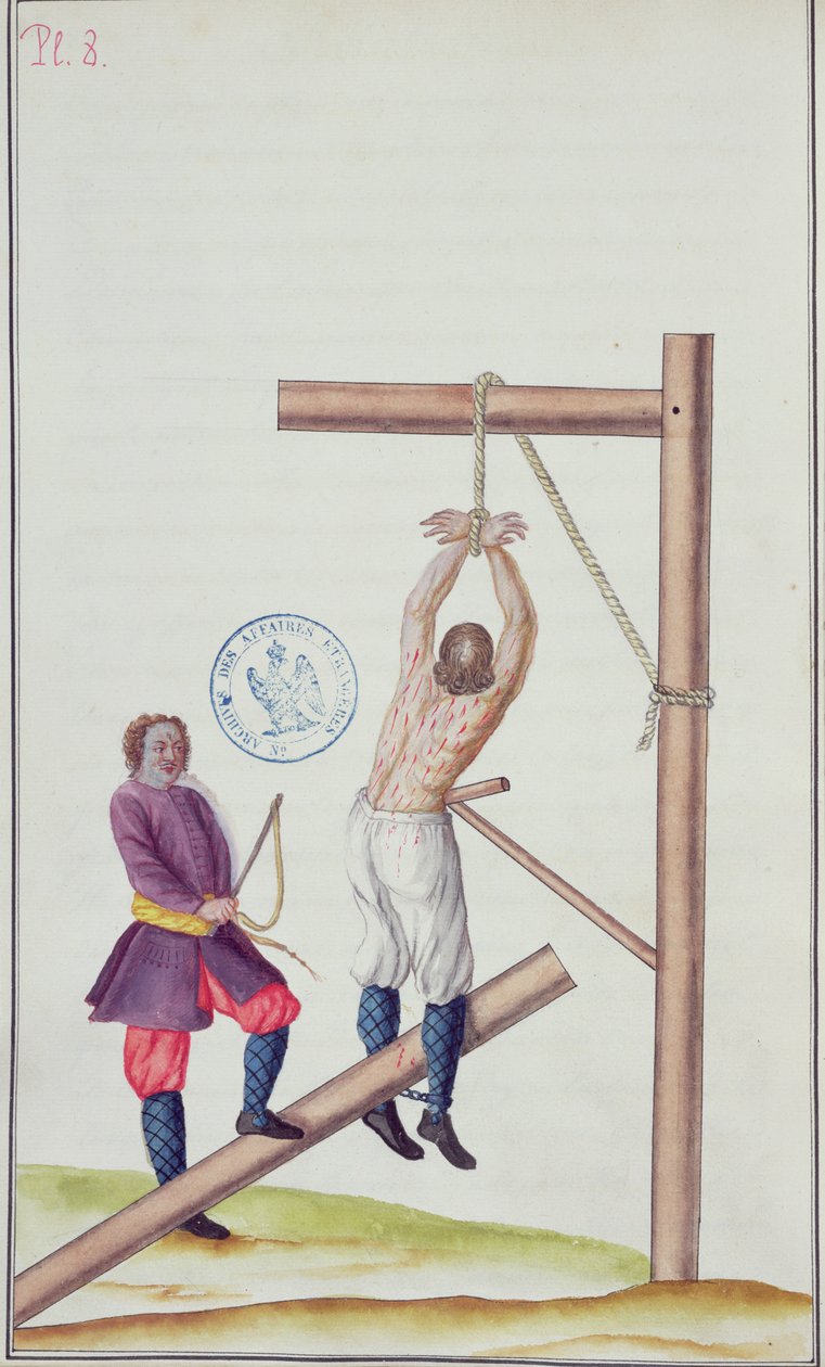 Voyage en Russie, 1731