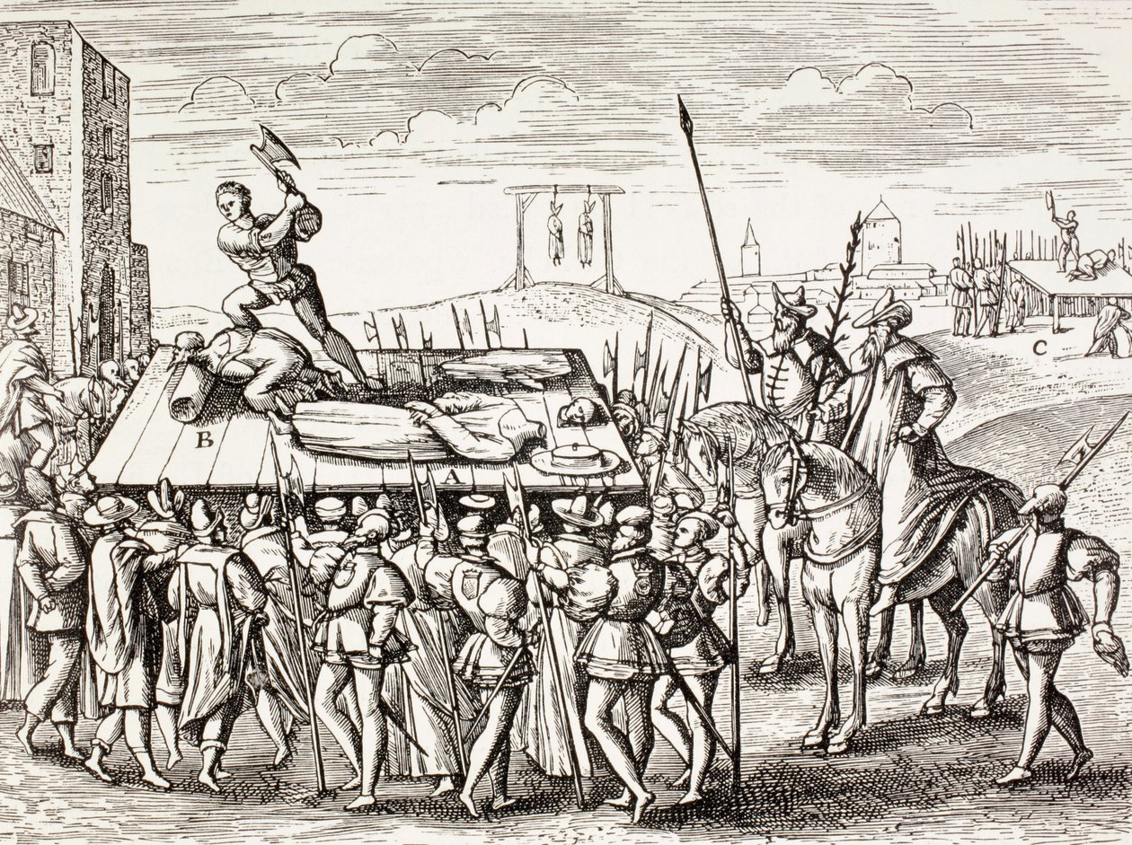Kral Henry VIII tarafından İngiliz Katoliklerine karşı kararlaştırılan cezalar, Paul Lacroix tarafından 