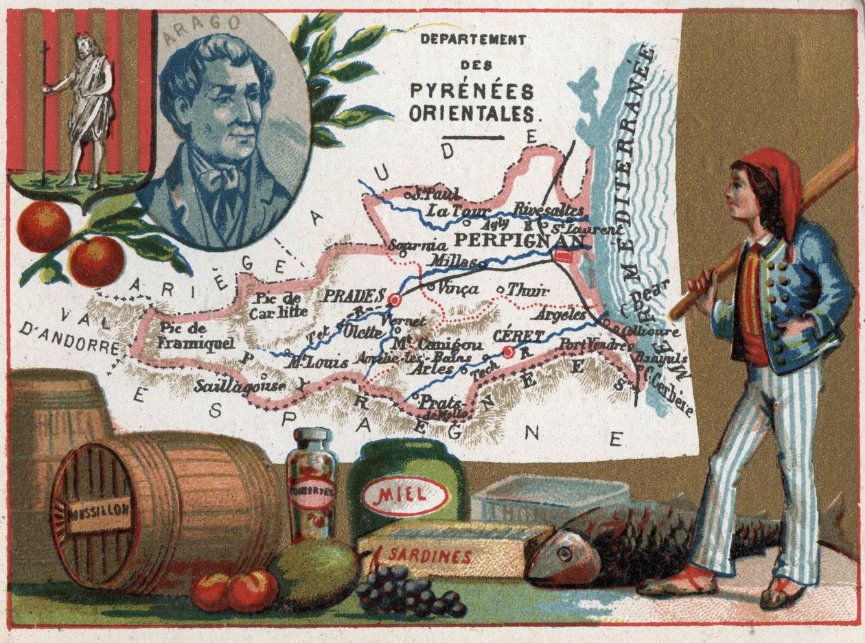 Pireneler Orientales (66), Languedoc-Roussillon, Languedoc Roussillon, Fransa. Dominique Francois Jean Arago