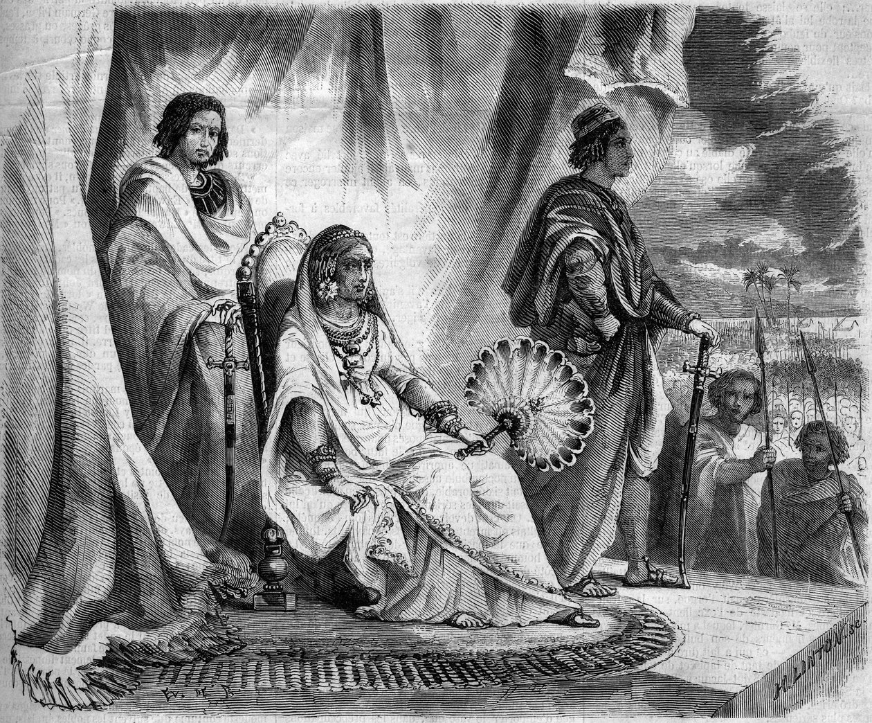 Kraliçe Ranavalo Manjaka I (Ranavalona by French School