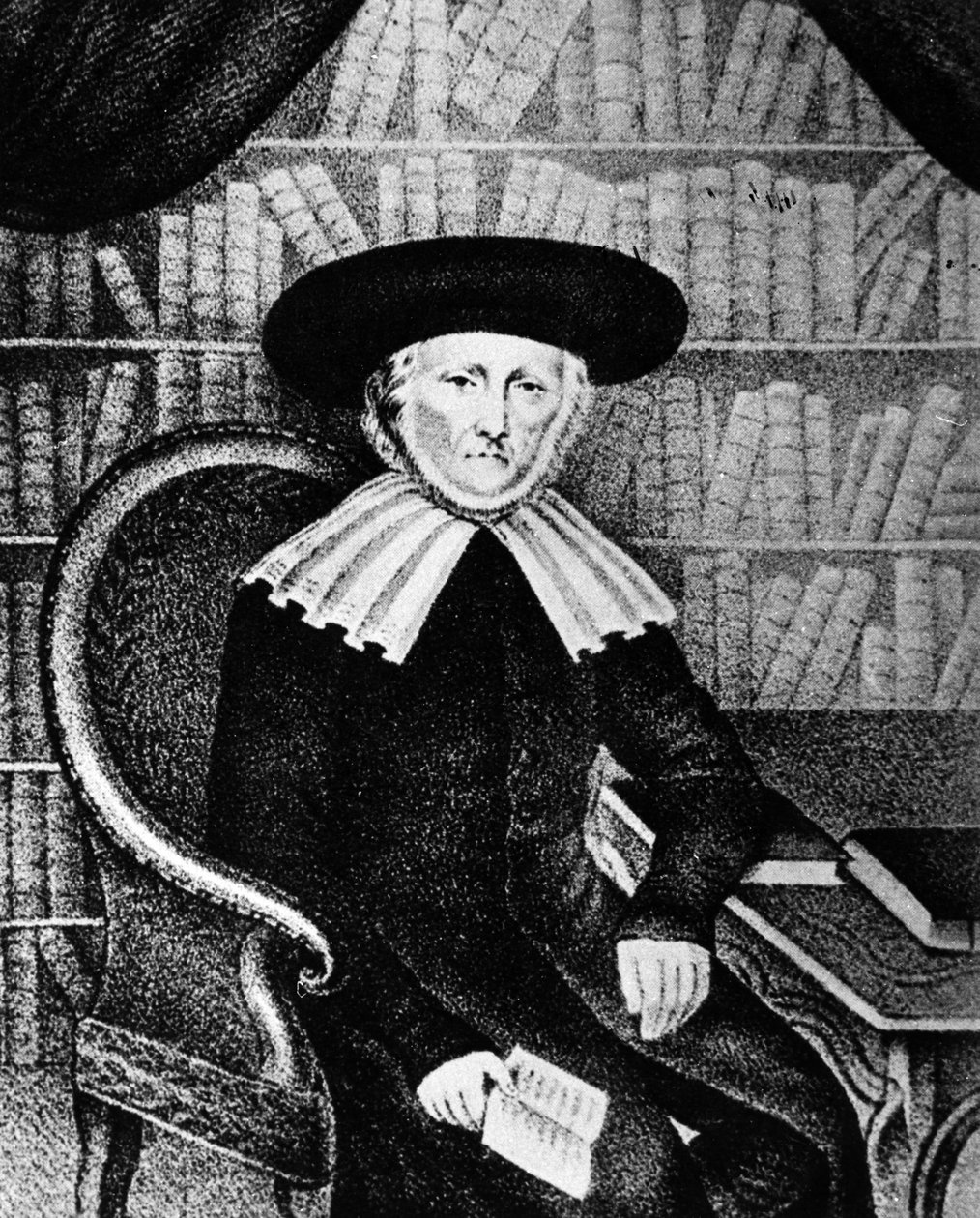 Haham Simon Cahn, Colmar Consistory Başkanı, Alsace, Fransa by French School
