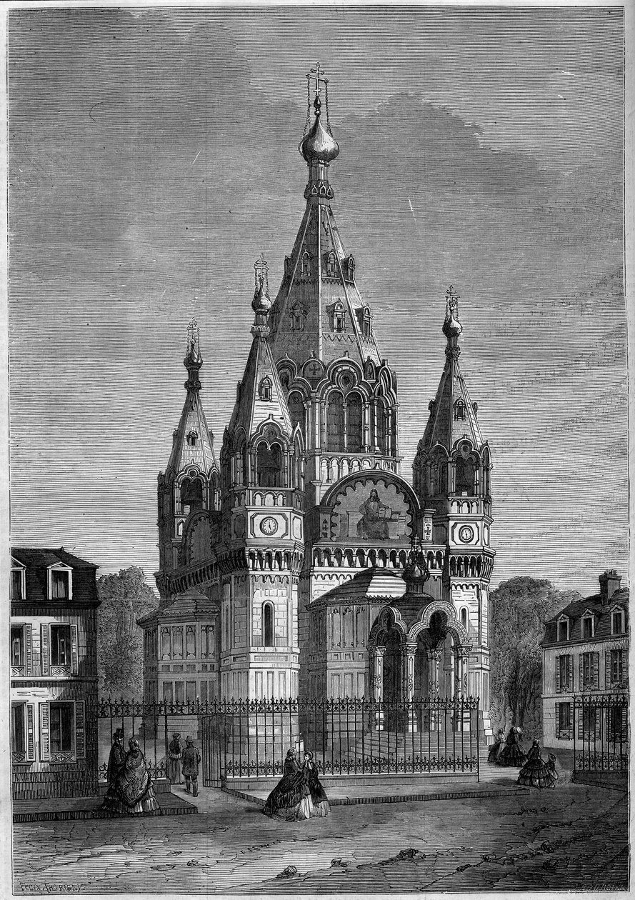 Dini mimari: Rus Ortodoks Katedrali Saint Alexandre Nevsky, Paris