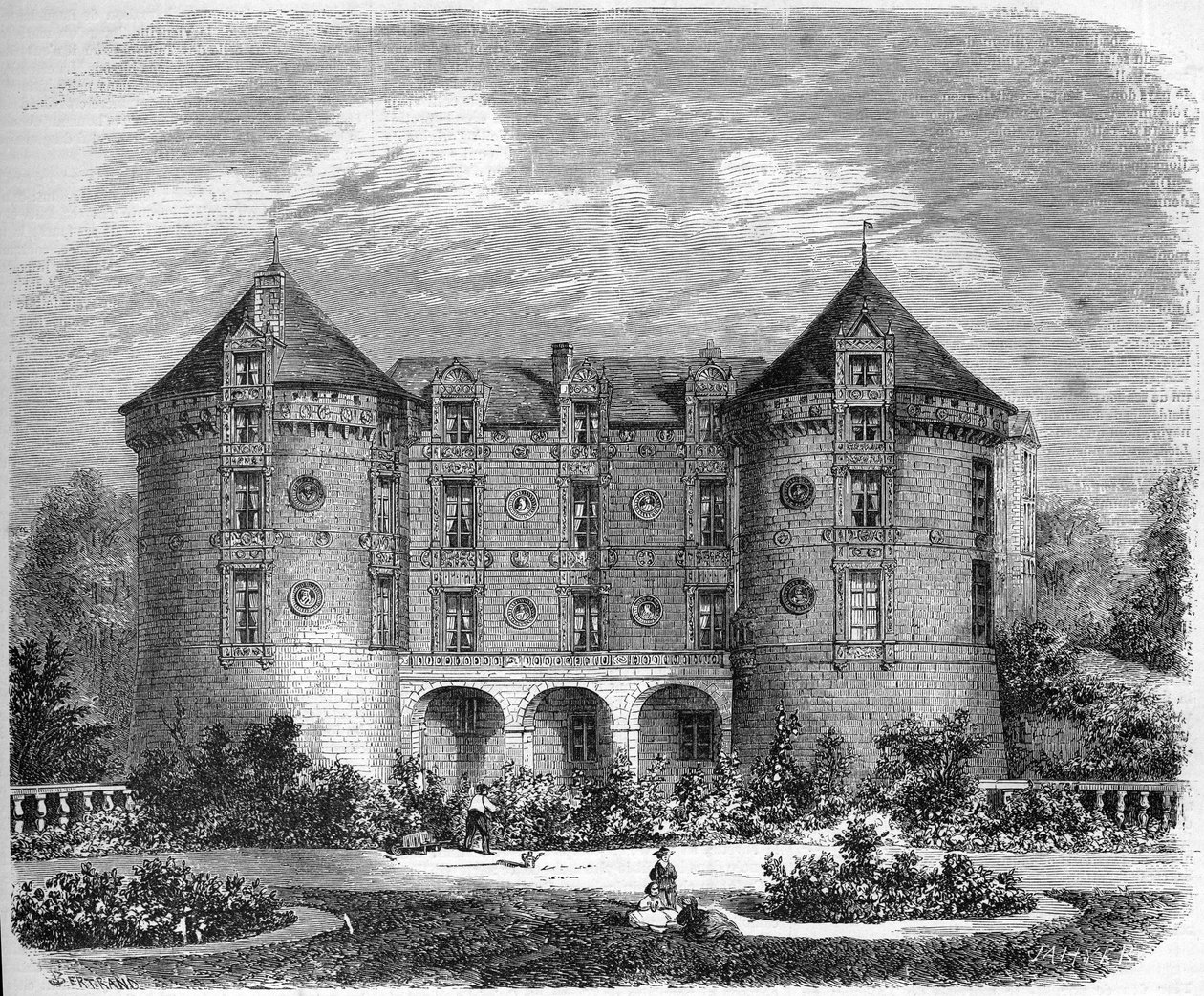 Rönesans mimarisi - Loire şatosu: 1857