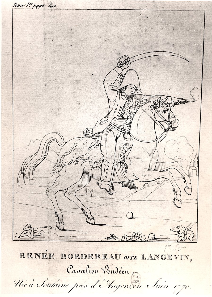 Langevin adlı Renee Bordereau (1770-1828) by French School