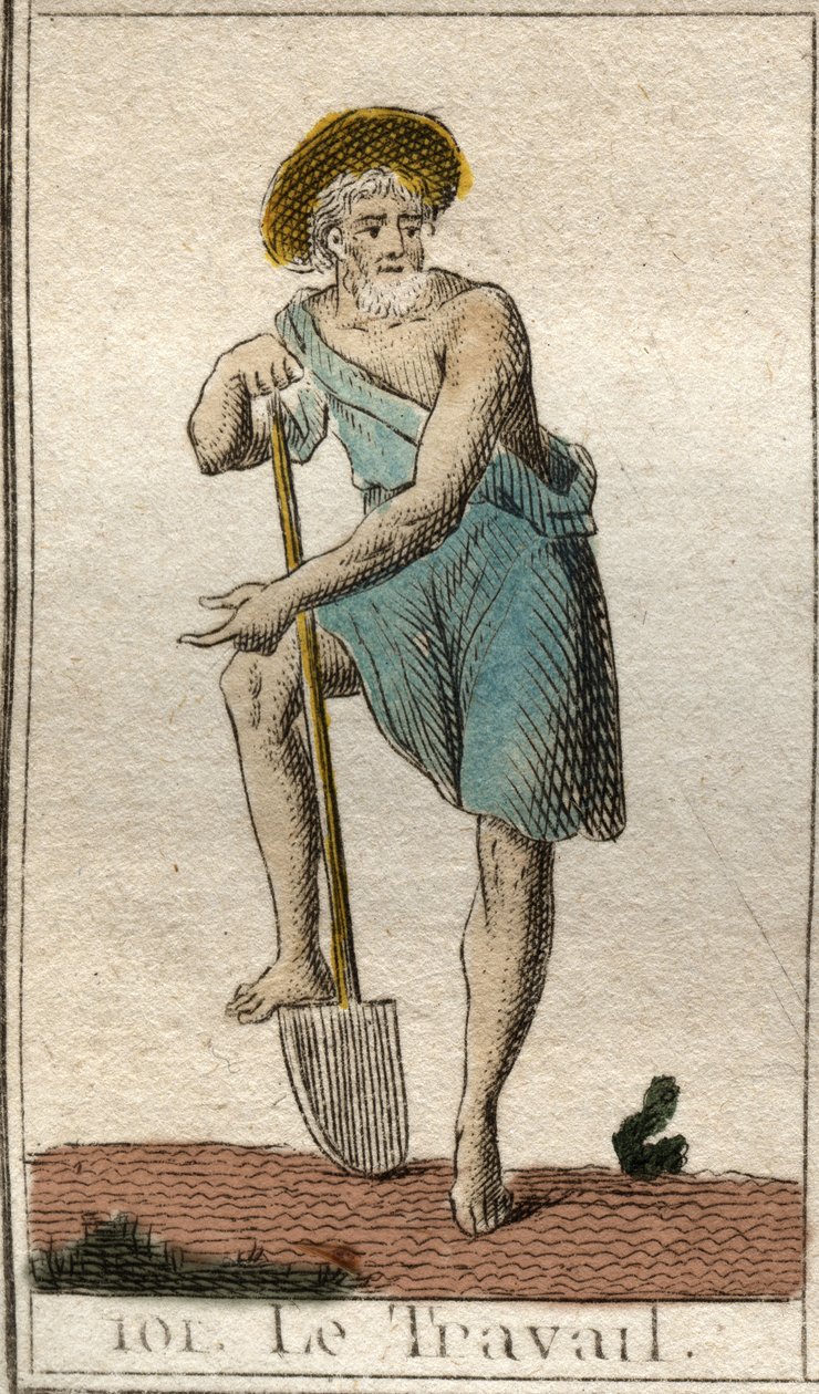 Aletleri olan bir adam olarak Çalışmanın Temsili. Pierre Blanchard 1803