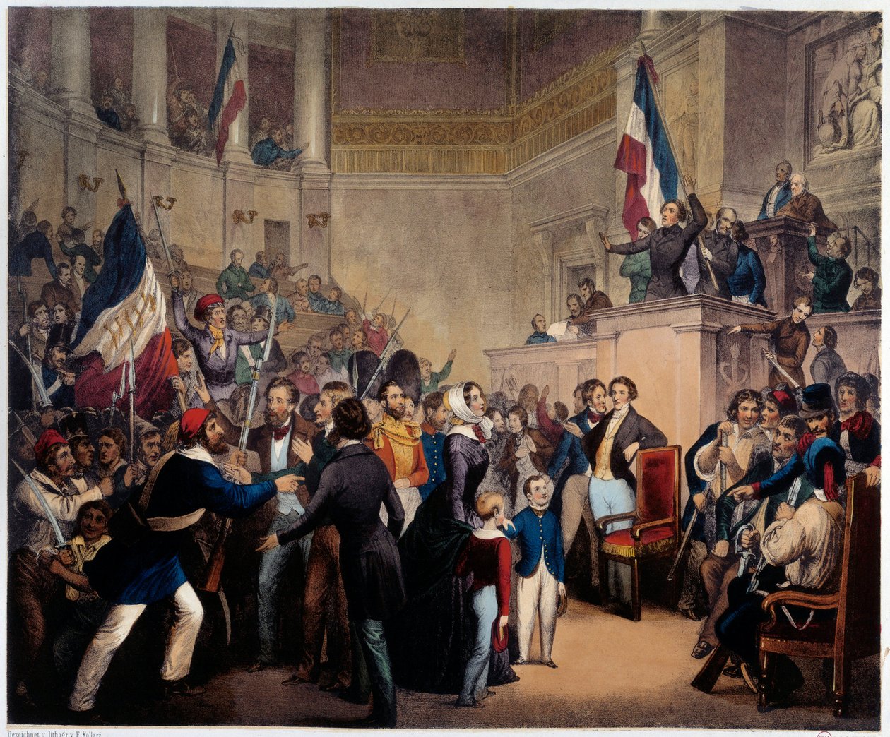 1848 Devrimi. Orleans Düşesi, Regency