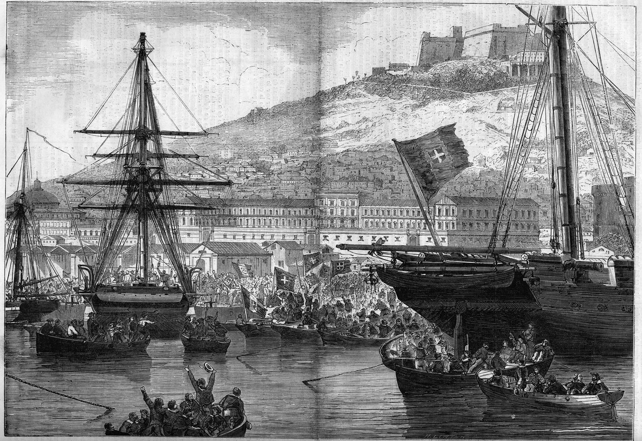 Risorgimento, Napoli, 21 Ekim 1860: şehrin İtalya Krallığı