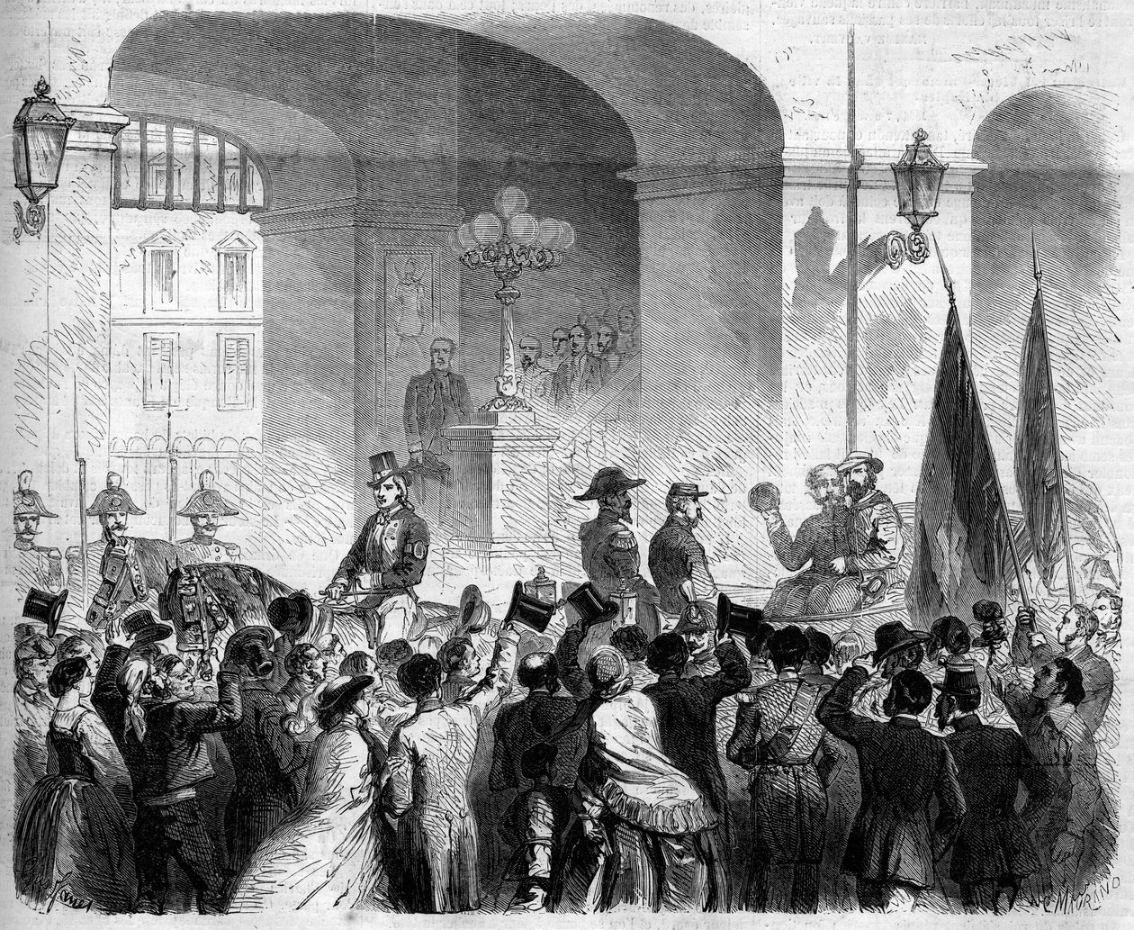 Risorgimento, Napoli, 7 Kasım 1860: İtalya Kralı II. Victor Emmanuel