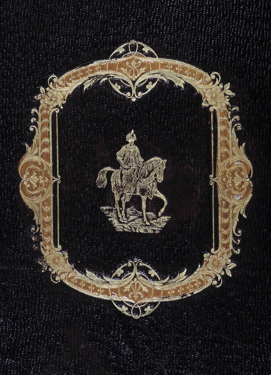 “Album des Voyages”ın romantik tarzda kapağı” by French School