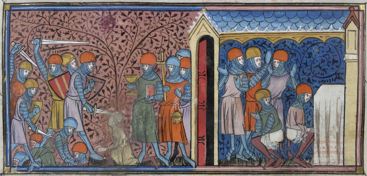 Royal 16 G. VI, f.185v Cordoba Mansur Baskını, 